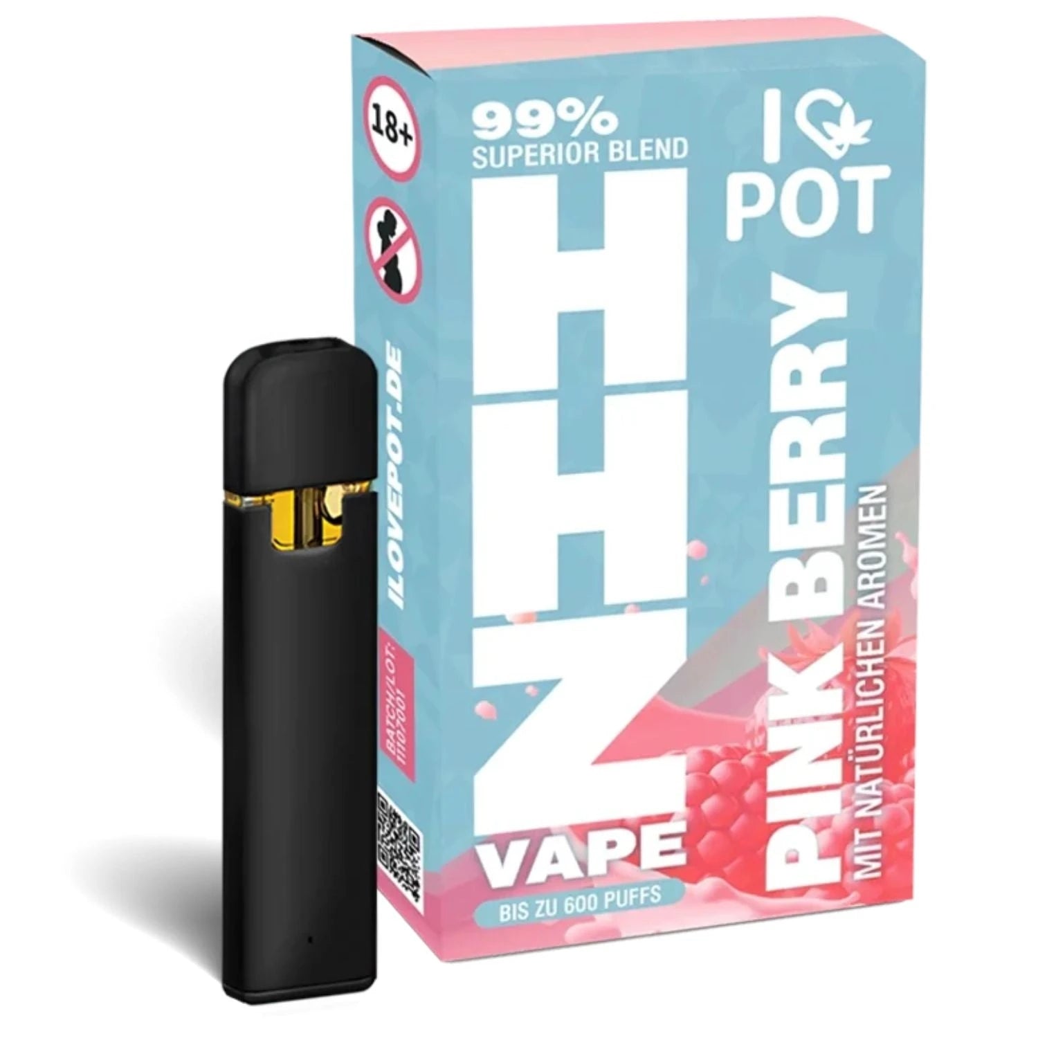 I LOVE POT 99% HHZ Superior Blend Einweg Vape I LOVE POT